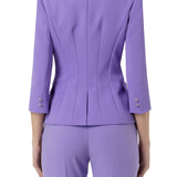 Pantalone dritto in crêpe stretch Elisabetta Franchi