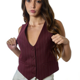 Gilet bordeaux