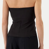 Top nero slim rinascimento