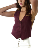 Gilet bordeaux