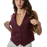Gilet bordeaux