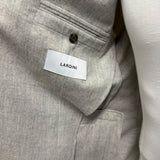 Blazer Lardini in Lana Vergine e Cashmere - Grigio Melange