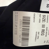 Pantalone Sartoriale Lardini in Lana e Tessuto Tecnico - Blu Navy
