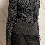 Maglione animalier con cappuccio Paolo Pecora Milano