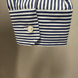 Xacus Camicia a Righe bianche e blu in Cotone taglia collo 42