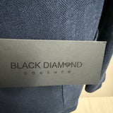 Giacca Doppiopetto Black Diamond Couture – Blu Herringbone
