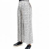 Pantalone a pois vita alta New York