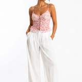 Top  Flora a corsetto
