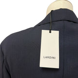 Abito Lardini Uomo Blu in Fresco Lana Principe di Galles - Taglia 50 (L)