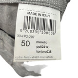 Pantaloni Berwich in Cotone Grigio | Taglia 50 | Sartoria Italiana