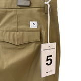 Pantaloni Department Five - Chinos Crop "Prince" in Cotone Beige Taglia 52