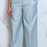 Completo lino doppio petto Lardini donna