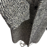 Cappotto Monopetto Lardini in Lana Spigata - Grigio Antracite
