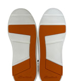 Sneaker Santoni Uomo in Pelle Grigia Martellata - Misura 43 (UK 8, US 9)