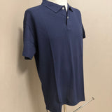 Polo Aspesi a Manica Corta - 100% Cotone Blu Navy