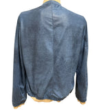 Bomber BOB in Tessuto Scamosciato – Avio