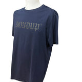 T-shirt Dondup Uomo in Cotone Fiammato Blu – Taglia XL