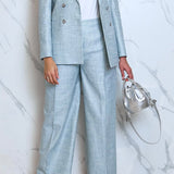 Completo lino doppio petto Lardini donna