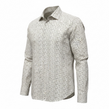 Camicia Manuel Ritz Uomo Pattern Geometrico - Beige