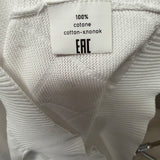 Maglia Kangra in Cotone Bianco - Girocollo Uomo - Taglia 48