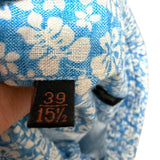 Barba Camicia in Lino a Fiori