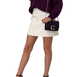 Mini gonna in ecopelle