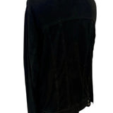 Camicia in Pelle Scamosciata Andrea D'Amico - Nera