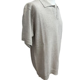 Polo Lardini in Lino e Cotone – Beige Melange – Taglia XL