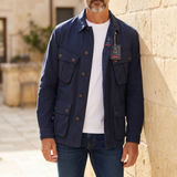 Giacca Uomo Fay Archive in Cotone Denim Blu - Taglia M