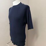 T-Shirt Alpha Studio in Cotone Blu a Costine – Taglia 50