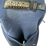 Pullover Napapijri in puro cotone blu taglia XL
