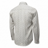 Camicia Manuel Ritz Uomo Pattern Geometrico - Beige