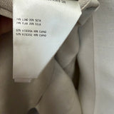 Abito Lardini Doppiopetto Beige in Lino e Seta - Taglia 50