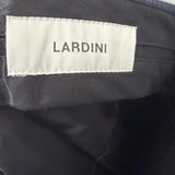 Pantalone Sartoriale Lardini in Lana e Tessuto Tecnico - Blu Navy