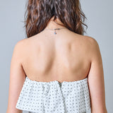 Top Zillah Pois Bianco