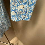 Barba Camicia in Lino a Fiori