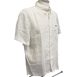 Camicia Lacoste – Regular Fit in Lino Bianco