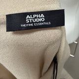Alpha studio Polo Cashmere e Seta colore Beige