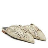 Ciabatte Sabot Patrizia Pepe in pelle intrecciata