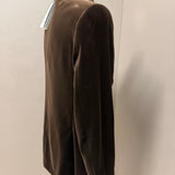 Giacca Lardini in Velluto "Attitude" – Marrone Cioccolato