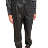Pantalone jogger in ecopelle Liu Jo