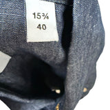 Camicia Lardini in Denim Chambray – Blu –