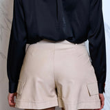 Shorts in ecopelle Artigli