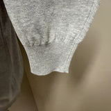 Pullover Girocollo Kangra – 100% Cotone (Grigio Perla)