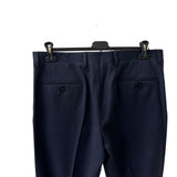 Pantaloni Lardini – Micro-Pattern Blu Navy