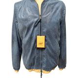 Bomber BOB in Tessuto Scamosciato – Avio