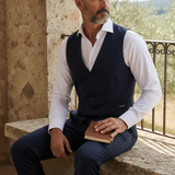 Gilet Sartoriale Lardini Blu Notte – Fresco Lana – Taglia 46