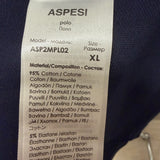 Polo Aspesi a Manica Corta - 100% Cotone Blu Navy