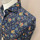 Sonrisa Camicia a Fiori in puro cotone