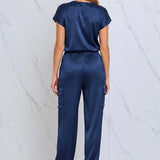 Pantalone Cargo Satinato
